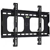 Mount-It! Low Profile Fixed Plasma & LCD TV Mount Compatible with Samsung, Sony, LG, Panasonic TVs, Black