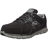 men's skechers work 77055 cankton steel toe work shoes