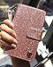 Galaxy S8 Case, Samsung Galaxy S8 Case, BENTOBEN Galaxy S8 Wallet Case Glitter Faux Leather Flip Credit Card Holder Wristlet Shockproof Protective Case for Samsung Galaxy S8 2017 (5.8 Inch), Rose Gold