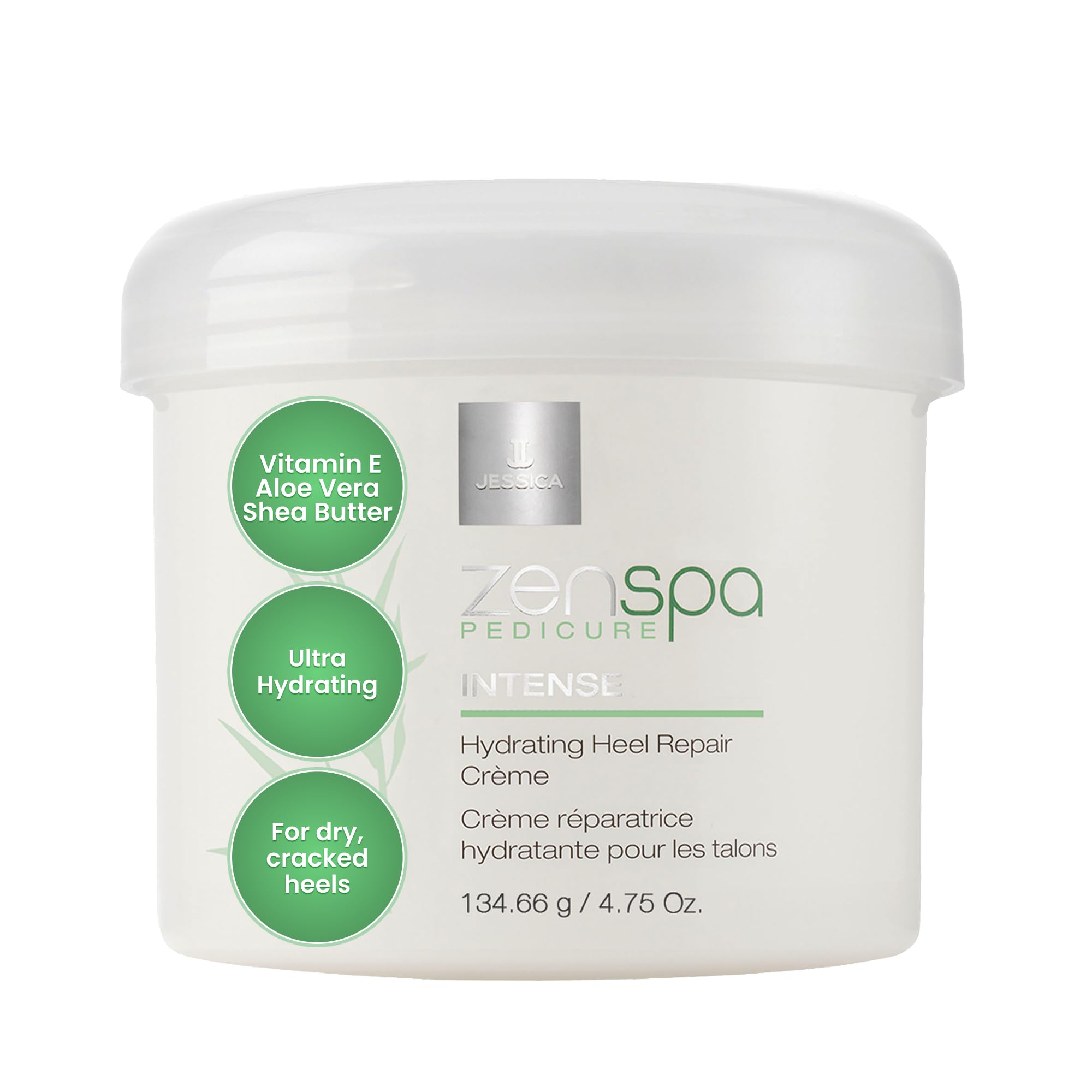 JESSICA Zenspa, Intense Cracked Heel Cream, Moisturising Treatment for Dry Skin