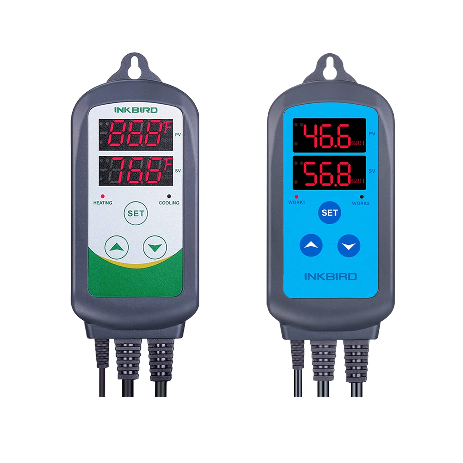 Inkbird ITC-308 Thermostat Temperature Controller with IHC-200 Humidity Controller Hygrostat