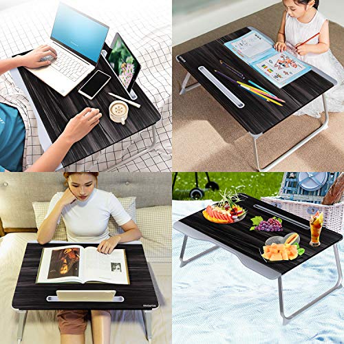Laptop Desk for Bed, NEARPOW Laptop Bed Tray Table, Portable Folding