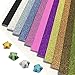 Wartoon 1900 Sheets 3 Styles 49 Colors Origami Stars Paper Double Sided and Luminous and Glitter Paper Set