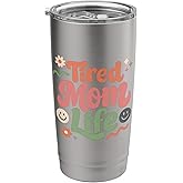 Tired Moms Club Funny Saying Mother's Day Mama Stainless Steel Insulated Tumbler