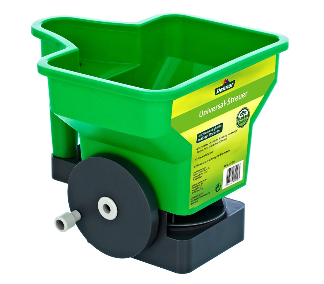 Dehner Fertiliser spreader, approx. 23.5 x 21 cm, plastic, green