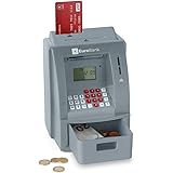 Salvadanaio Elettronico Digitale Con Contamonete Automatico - Display LCD, Trasparente, Per Euro, Ideale Per Adulti E Bambini (Capacit&agrave; 1.8L)