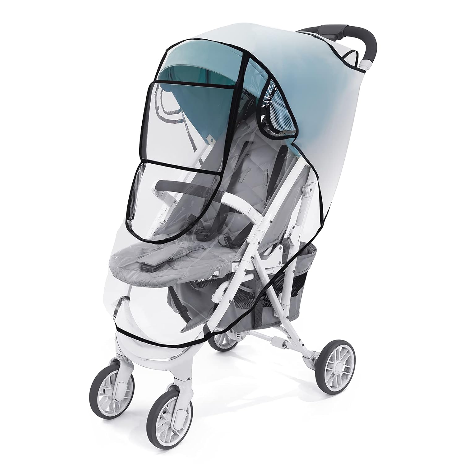 Stroller Rain Cover Universal, Baby Stroller Weather Shields, Waterproof Windproof, Protect from Dust Snow, Baby Stroller Cover, Pushchair Stroller Cover : Baby