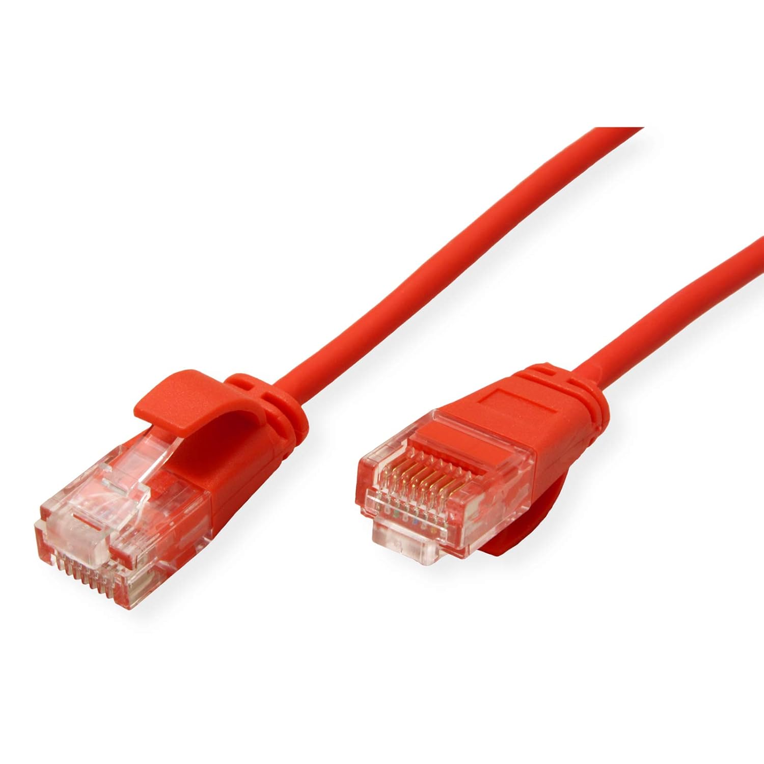 ROLINE 21.15.3911 RJ45 Network Cable Patch Cable CAT 6a U/UTP 0.30 m Red, 0.3 m - Image 3
