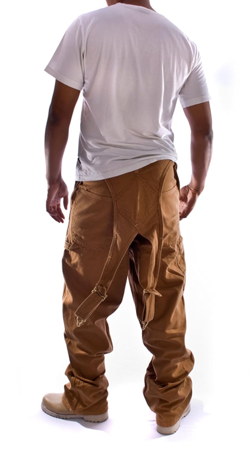 Men's Clothing Dickies Denim Dungarees Brown DB100RBD Mens Work