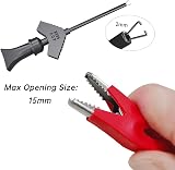 Cleqee 21Pcs Multimeter Test Leads Kit with Replaceable Probes, Clips & Tweezer view 4