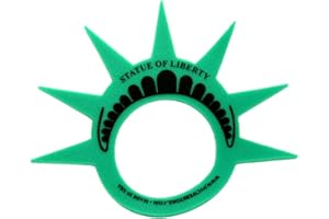 CITY-SOUVENIRS Fun Statue of Liberty Costume Hat Crown Visor (MADE in USA) for Costumes and New York City Theme Parties