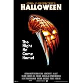 Halloween Movie Poster John Carpenter Retro Decorations Horror Michael Myers Knife Gothic Cool Wall Art Print Poster 12x18