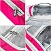 ErgaLogik TraveLite Premium Professional Travel Toiletry Bag (Pink)