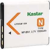 Kastar 1-Pack Battery Replacement for Sony NP-BN1 NPBN1, Type N Battery, Sony BC-CSN, BC-CSNB Charger, Sony Cyber-Shot DSC-WX150, Cyber-Shot DSC-WX200, Cyber-Shot DSC-WX220, Cyber-Shot DSC-J10