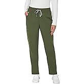Hanes Womens Scrub Pants, Comfort Fit Healthcare Pants for Women, Moisture-Wicking Medical Scrubs