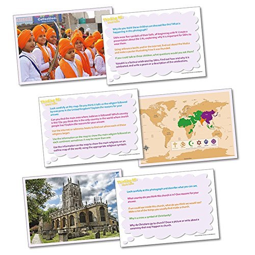 Wildgoose Education WG8231 Thinking...R.E World Religion Card (Pack of 20)