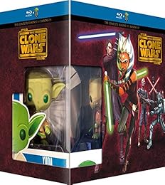 Star Wars - The Clone Wars - L'intégrale - Saisons 1 À 5 - + Figurine Pop! (Funko) - Blu-Ray