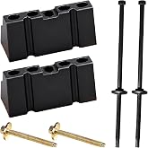 00588 Base Clamp Battery Hold Down Kit Fit for Ford Lincoln Mercury Models | Battery Tie Down, Car Battery Bracket with 4 Stainless Steel Bolt, Car Accessory Battery Hold Down Clamp
