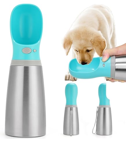 Amazon.com : WRTZ Portable Dog Water Bottle with 2 Removable Water
