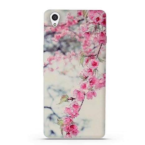 OnePlus X Hülle, Fubaoda 3D Erleichterung Schöne Blume Muster TPU Case Schutzhülle Silikon Case für OnePlus X (1+X)