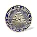Masonic Challenge Coin Blue Lodge Freemasonry Coin