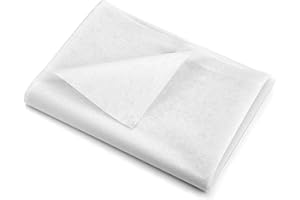 75 * 200 cm White Interfacing for Sewing Light Weight Fusible Interfacing Fusible Iron-On Non-Woven Fusible Interfacing for Q