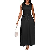 BubFee Maxi Dress for Women Casual Loose Long Dresses 2025 with Pockets