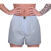 LUFT Mens Classic Mercerized Cotton Pull On Soft Underwear Trunks Boxer Shorts