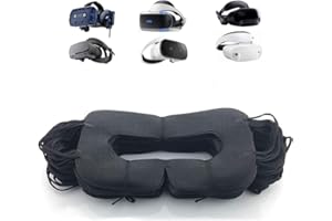 INKECI VR Mask Disposable Eye Cover Mask, Prevent Eye Infections （ Black 50 pcs）…