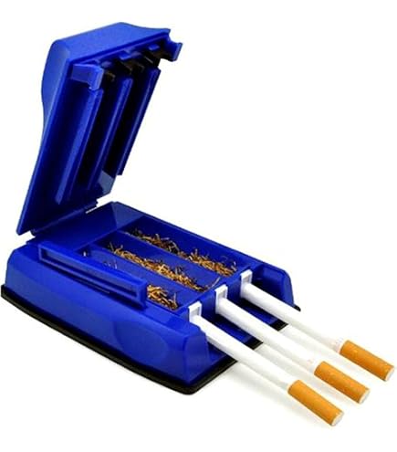 Scotte Cigarette Rolling Machine Manual Cigarettes/Tobacco Injecter 8mm Diameter Tube Making 80-100mm Lengths of Cigarrettes (Black) Health & Personal Care