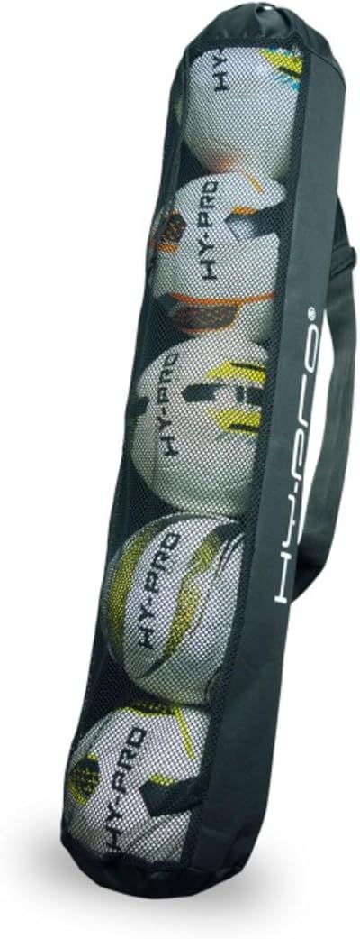 Hy-Pro Unisex Football Bag with Mesh Outer – Holds Up to 5 Balls