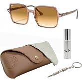 Ray-Ban RB1973 SQUARE II Square Sunglasses with Official Eyewear Kit