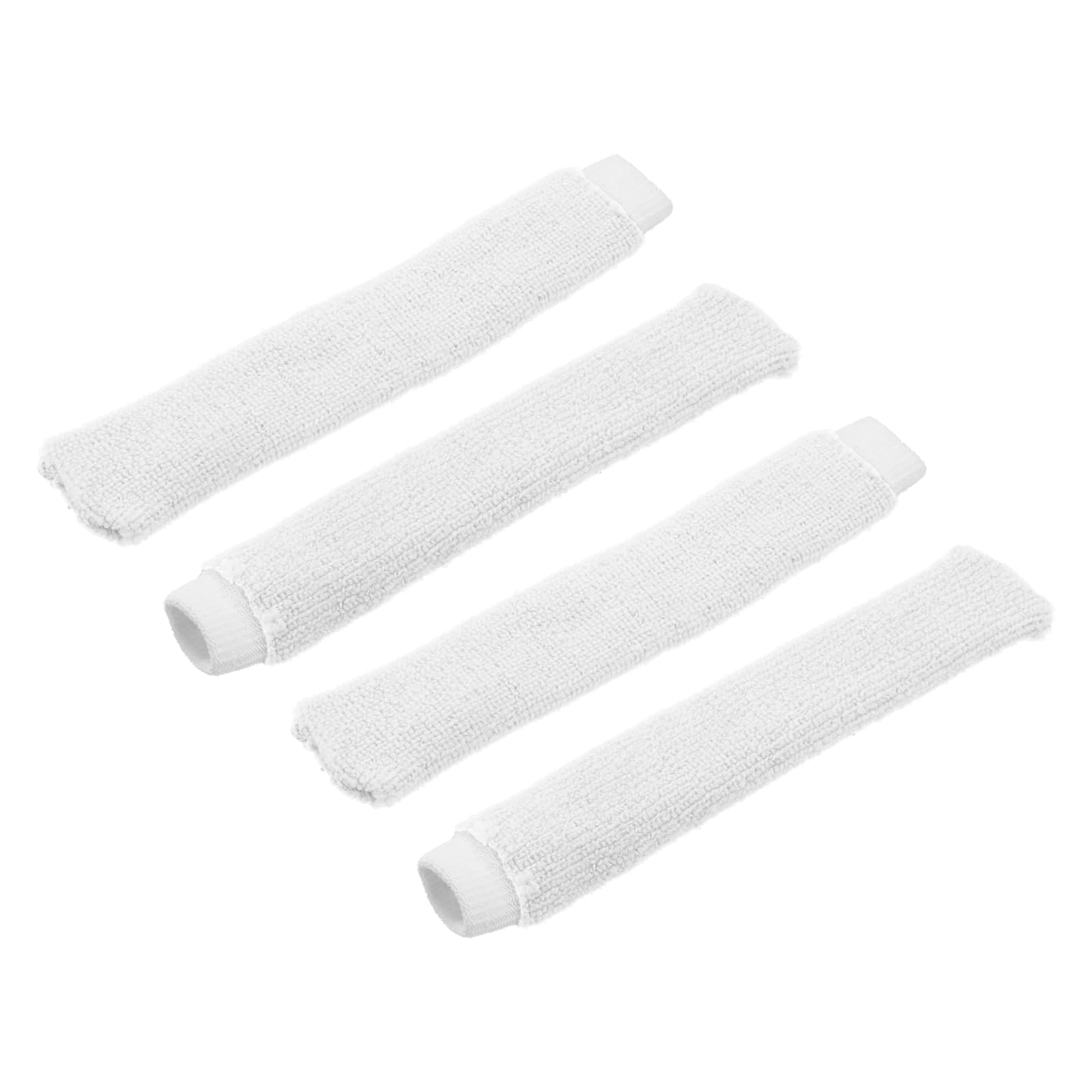 M METERXITY 4 Pack Badminton Towel Overgrip - Nylon Anti-Skid Sweatband Tennis Racquet Grip, Apply to Badminton/Tennis/Golf Handle (White)