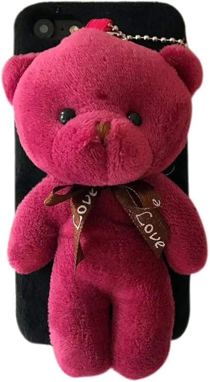 Amazon Iphone8 ケース Iphone7 Plus 専用 カバー かわいい 小熊 ファーポンポン ファー ぬいぐるみ ケース ふわふわ 女子力 満載 Iphone 6 6s Guoduo Iphone7 8 4 7 紫 ケース カバー 通販