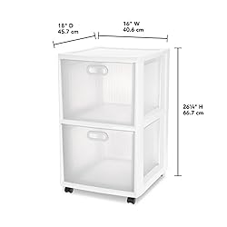 Sterilite 2 Pack Ultra 2 Drawer Storage