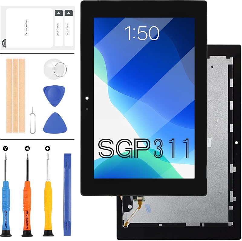 LADYSON For Sony Xperia Tablet Z SGP311 SGP312 LCD Display Touch Screen
