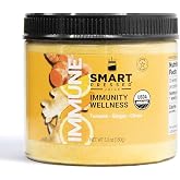 SMART Pressed Juice Immunity Wellness Drink, 30 Servings | Organic Turmeric Curcumin Ginger Shot, Apple Cider Vinegar Lemon Ginger &amp; Echinacea, Immune Support, Made in USA