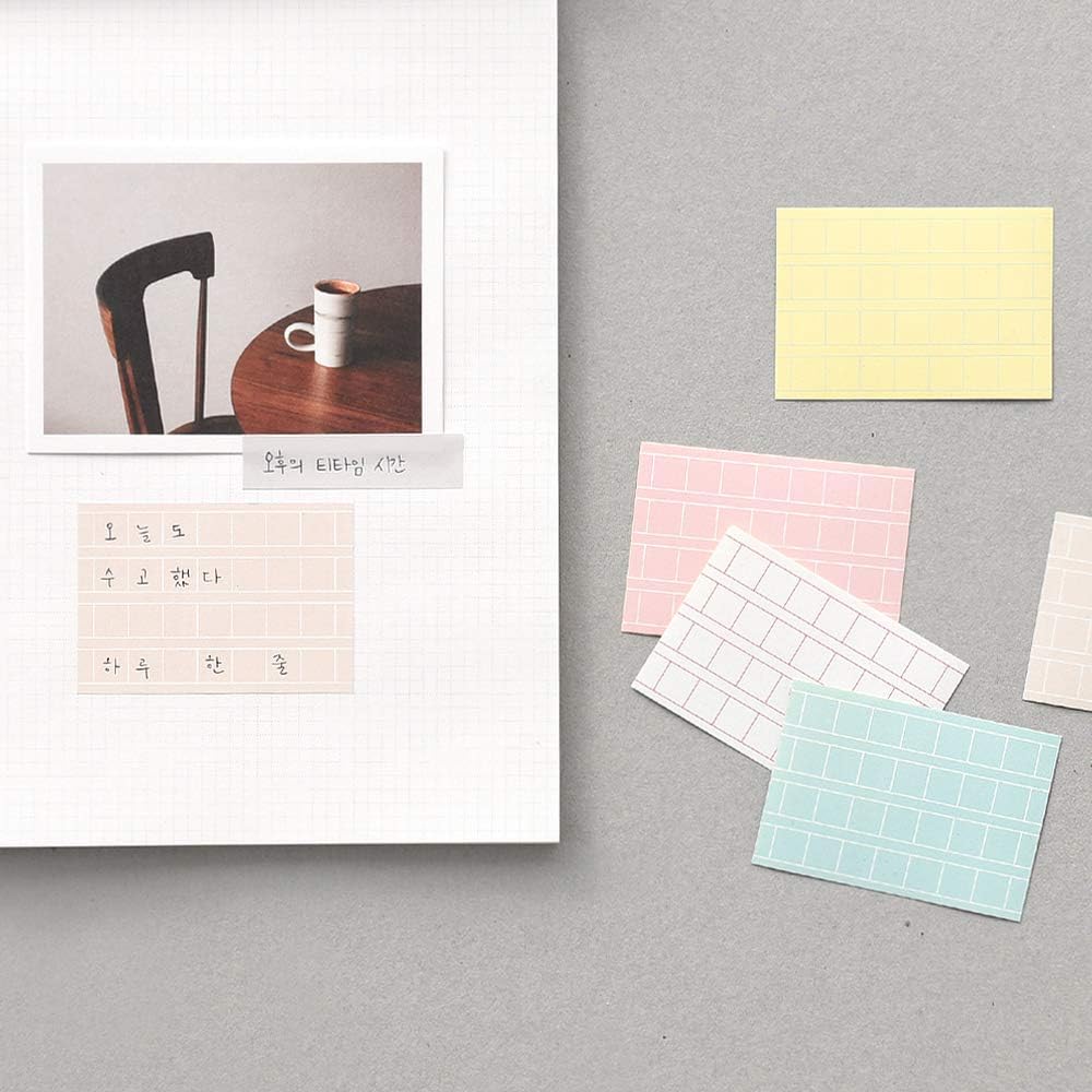 Monolike Message & Label Sticker ver.1 Set - Mini Size Cute Stickers, Index Stickers: Office Products