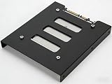 RHINORO 2x 2.5 to 3.5 Inch Metal SSD HDD Mounting Frames Kit w/ Screws view 5