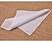 Milesky White Handkerchiefs Premium 60s Cotton 11 Inches (Pack of 6)