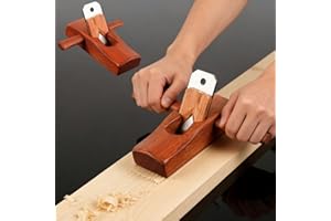 The total length of the small woodworking cutting tool is 5 inches, suitable for planing flat bottoms and trimming edges