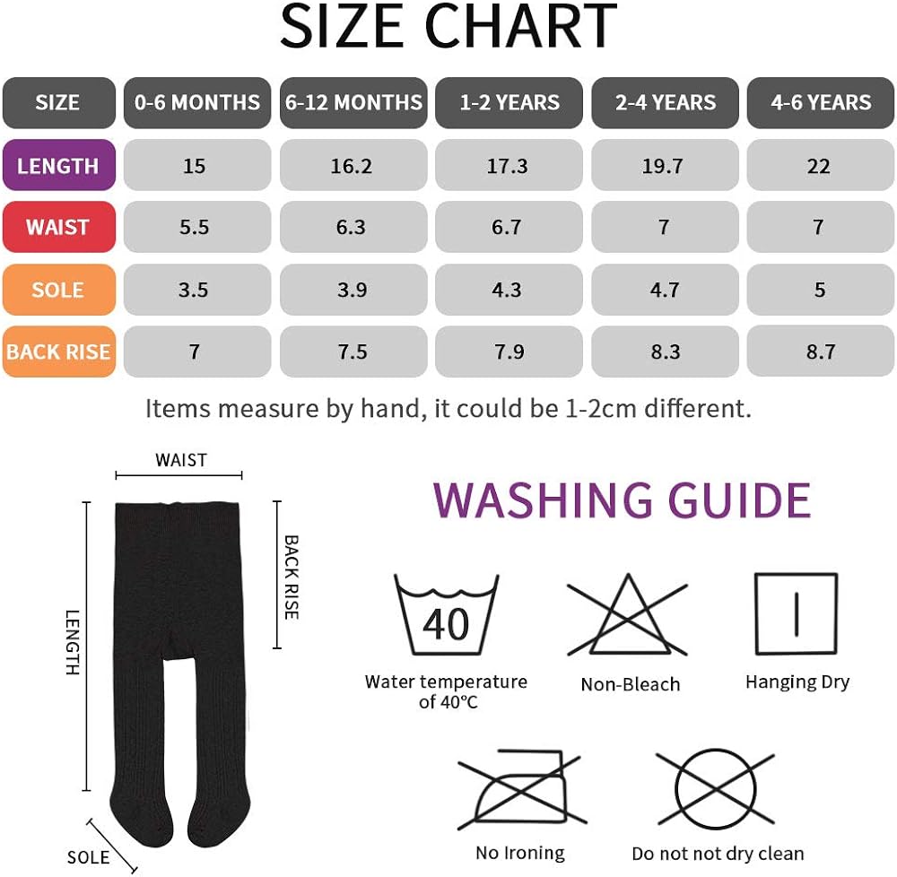 Cotton Infant Toddler Girls Tight Cable Knit Kids Pantyhose Solid Casual Baby Legging Pants: Clothing