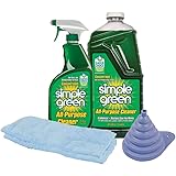 Simple Green Concentrated All-Purpose Cleaner, 22 oz Spray Bottle and 67.6 oz Refill with Plastic Collapsible Funnel and 2 Mi