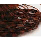 Hareline Fly Tying Barred &amp; Speckled Crazy Legs &ndash; Flexible Silicone Leg Material for Streamer, Hopper &amp; Crab Patterns