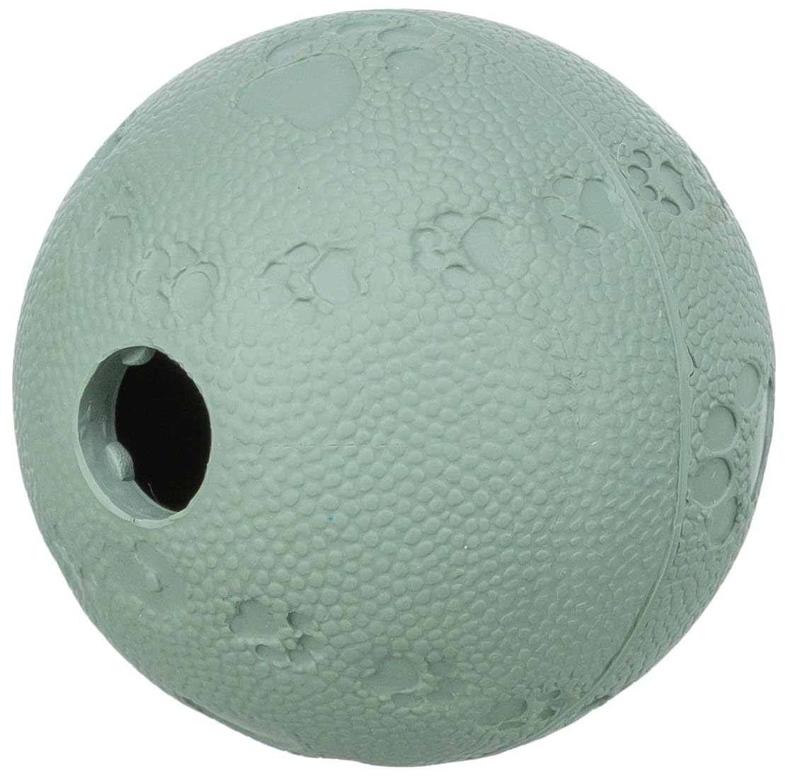 TRIXIE Snack Ball – Play ball for dogs – Can be filled with snacks – Long-lasting fun thanks to integrated maze – Quiet rolling – Natural rubber – ø 6 cm – 34940