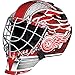 Franklin Sports Detroit Red Wings NHL Team Logo Mini Hockey Goalie Mask with Case - Collectible Goalie Mask with Official NHL Logos and Colors