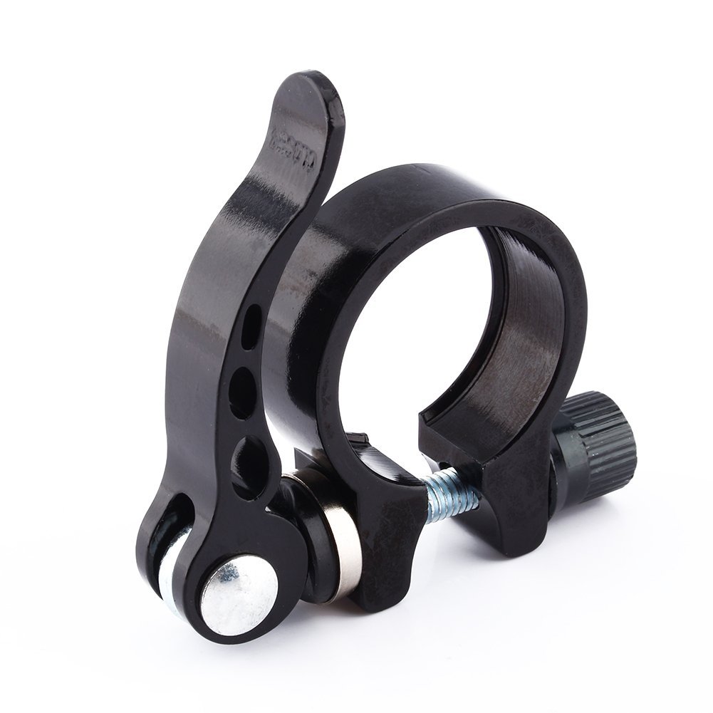Bike Seat Post Clamp, Bike Quick Release Clamp Cycling Saddle Post Clamps 31.8mm /34.9mm Alloy Seat Lock