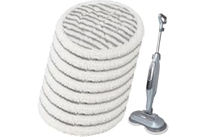 KVLZ Replacement Steam Mop Pads for Shark Steam Mop Pads Compatible with Shark S7000AMZ S7000 S7001 S7001TGT S7000 Series Steam & Scrub All-in-One Hard Floor Steam Mop (8-Pack)