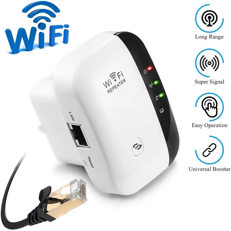 300Mbps WiFi Range Extender NIAGUOJI Internet Signal Booster WiFi Amplifier for Whole Home WiFi Coverage Supports Repeater/Access Point Mode