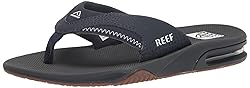 Reef Men's Sandals, Fanning, Navy/Shadow, 12
